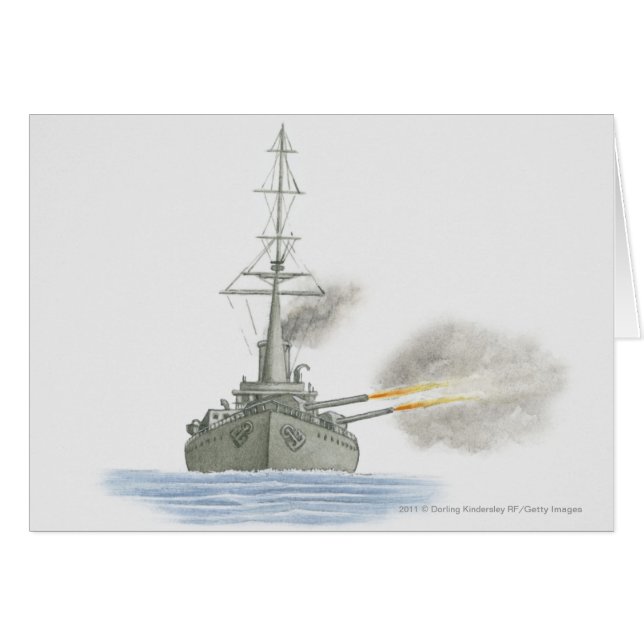 Britse slagcruiser (Voorkant Horizontaal)