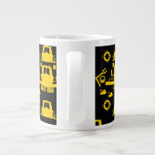 Britse smalbootcadeaus grote koffiekop (Achterkant)