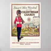  Britse Smart Mannen wilden de Coldstrea Poster (Voorkant)