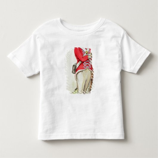 Britse soldaat in Napoleonic Times Kinder Shirts (Voorkant)