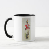 Britse soldaat in Napoleonic Times Mok (Links)