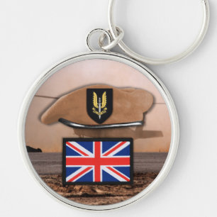 britse speciale luchtdienst sas badge beret Sleute Sleutelhanger