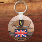 britse speciale luchtdienst sas badge beret Sleute Sleutelhanger (Voorkant)