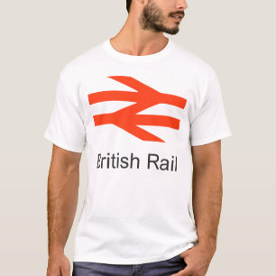 Britse Spoorwegen 1970s Treinen Wandelen Duck T-shirt