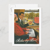 Britse Spoorwegen overhalen door Poster Briefkaart (Voorkant / Achterkant)