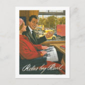 Britse Spoorwegen overhalen door Poster Briefkaart (Voorkant)