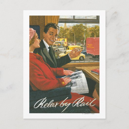 Britse Spoorwegen overhalen door Poster Briefkaart (Voorkant)