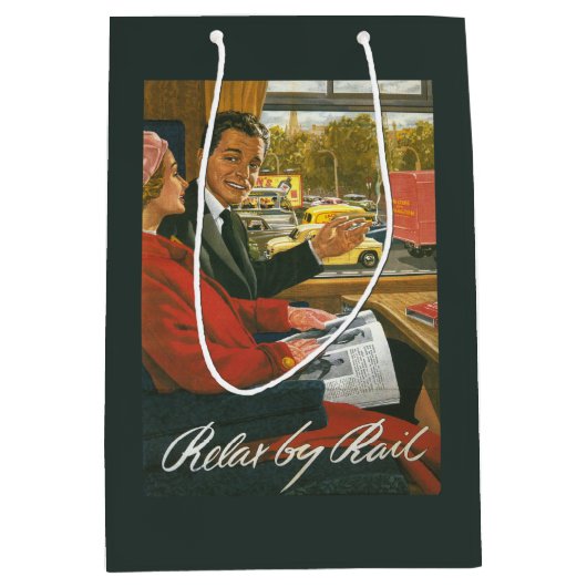 Britse Spoorwegen overhalen door Poster Medium Cadeauzakje (Voorkant)