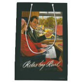 Britse Spoorwegen overhalen door Poster Medium Cadeauzakje (Achterkant)