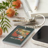 Britse Spoorwegen overhalen door Poster Sleutelhanger (Voorkant Rechts)