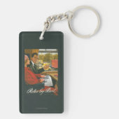 Britse Spoorwegen overhalen door Poster Sleutelhanger (achterkant)