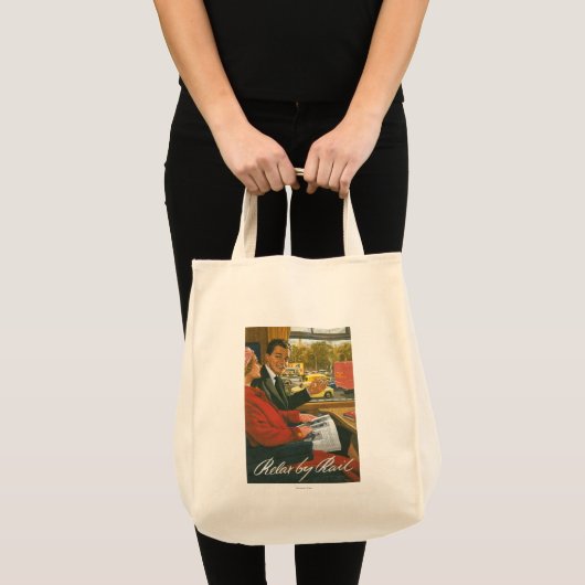 Britse Spoorwegen overhalen door Poster Tote Bag (Voorkant (product))