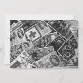 Britse Stamps-uitnodiging Kaart (Voorkant)