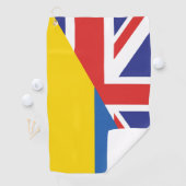 Britse steun voor de Oekraïne Sherpa Blanket Golfhanddoek (Insitu)