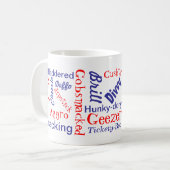 Britse straattaal koffiemok (Voorkant links)