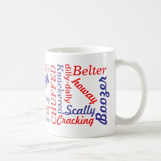 Britse straattaal koffiemok (Rechts)