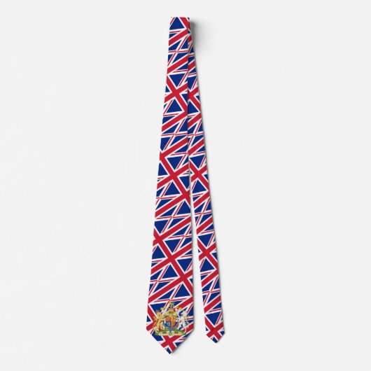 Britse Stropdassen, mode Britse vlag Stropdas (Voorkant)