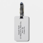 Britse symbolen bagagelabel (Achterkant verticaal)