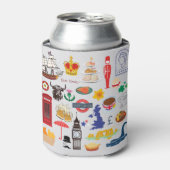 Britse symbolen blikjeskoeler (Blikje Voorkant)