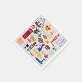 Britse symbolen servet (Hoek)