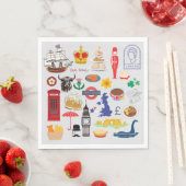 Britse symbolen servet (Insitu)