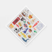 Britse symbolen servet (Hoek)