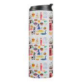 Britse symbolen thermosbeker (Gedraaid links)