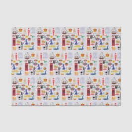 Britse symbolen tissuepapier