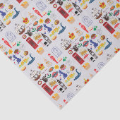 Britse symbolen tissuepapier (Detail)