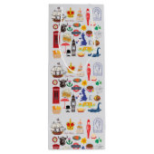 Britse symbolen wijn cadeautas (Achterkant)