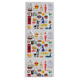 Britse symbolen wijn cadeautas