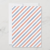 Britse Tea Baby shower Invitation Kaart (Achterkant)