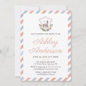 Britse Tea Bridal Shower Invitation Kaart (Voorkant)