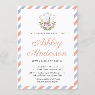 Britse Tea Bridal Shower Invitation Kaart