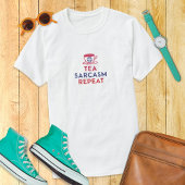 Britse Tea Cup Grappig Londen Engeland Souvenir T-shirt