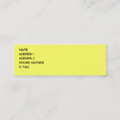 BRITSE TELEFOON BEIDE PROFIELKAART MINI VISITEKAARTJE (Achterkant)