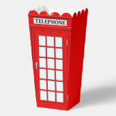 Britse telefooncel Popcorn Favor Doos Bedankdoosjes (Achterkant)