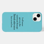 Britse televisie heeft me emotioneel beschadigd. Case-Mate iPhone case (Achterkant (horizontaal))