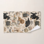 Britse Theekamer Cockapoo Badhanddoekenset Bad Handdoek (Handdoek)