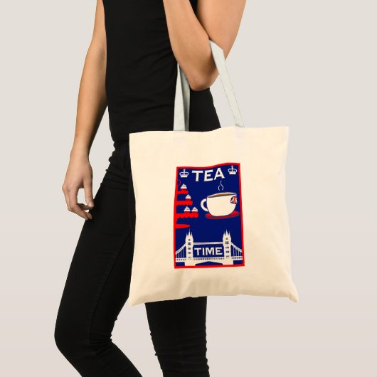 Britse theeliefhebbers tote bag (Voorkant (product))