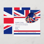 Britse Theepartij Kaart (Voorkant / Achterkant)
