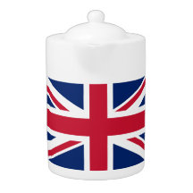 Britse theepot, de Union Jack Flag