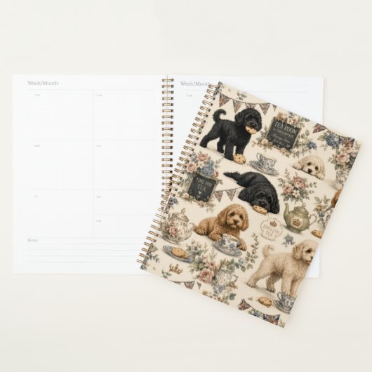 Britse Theesalon Cockapoo Planner (Display)