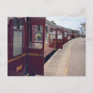 Britse trein treinen deuren briefkaart