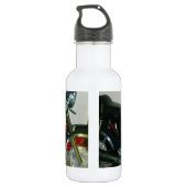 Britse Triton-motorfiets. Waterfles (Achterkant)