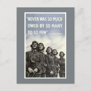 Britse Tweede Wereldoorlog Churchill Briefkaart