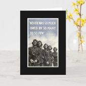 Britse Tweede Wereldoorlog Quotation Patriottische Kaart (Gele Bloem)