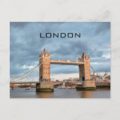 Britse UK London Tower Bridge Boats Travel Briefkaart (Voorkant)