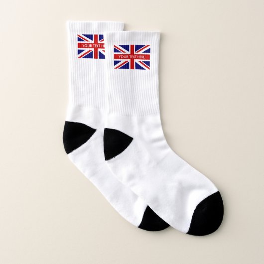 Britse Unieprefect aangepaste naam sport socks Sokken (Paar)