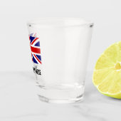 Britse Unievlagenvlag op maat drink partij Shot Glas (Rechts)